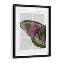 Mariposa En Verde Y Rosa A - Fab Funky | Cuadro decorativo de Canvas Lab