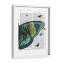 Mariposa En Turquesa Y Amarillo B - Fab Funky | Cuadro decorativo de Canvas Lab