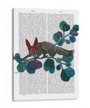 Sly Fox En La Máscara De Conejito - Fab Funky | Cuadro decorativo de Canvas Lab