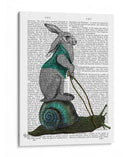 Liebre Y Caracol - Fab Funky | Cuadro decorativo de Canvas Lab