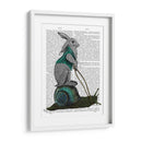 Liebre Y Caracol - Fab Funky | Cuadro decorativo de Canvas Lab