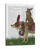 Llegada Del Rey De La Liebre. - Fab Funky | Cuadro decorativo de Canvas Lab