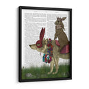 Llegada Del Rey De La Liebre. - Fab Funky | Cuadro decorativo de Canvas Lab