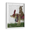 Llegada Del Rey De La Liebre. - Fab Funky | Cuadro decorativo de Canvas Lab