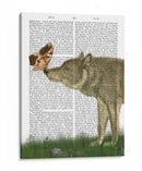 Lobo Y Polilla - Fab Funky | Cuadro decorativo de Canvas Lab