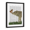 Lobo Y Polilla - Fab Funky | Cuadro decorativo de Canvas Lab