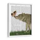 Lobo Y Polilla - Fab Funky | Cuadro decorativo de Canvas Lab