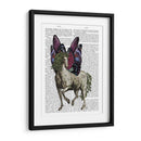 Caballo Con Alas De Mariposa - Fab Funky | Cuadro decorativo de Canvas Lab