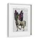 Caballo Con Alas De Mariposa - Fab Funky | Cuadro decorativo de Canvas Lab