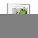 Tetera, Taza Y Flores, Verde Y Azul. - Fab Funky | Cuadro decorativo de Canvas Lab