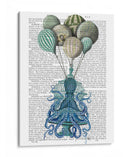 Jaula De Pulpo Y Globos - Fab Funky | Cuadro decorativo de Canvas Lab