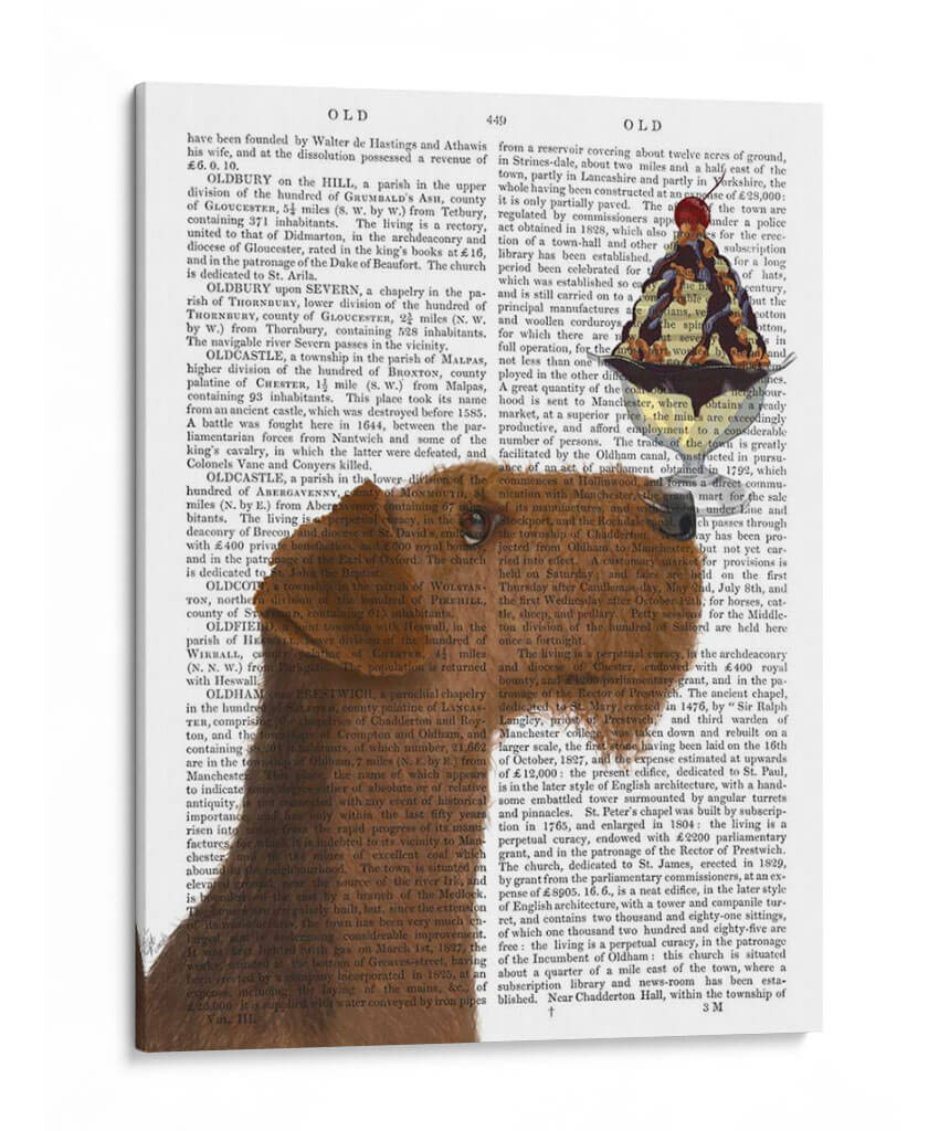 Helado Airedale - Fab Funky | Cuadro decorativo de Canvas Lab