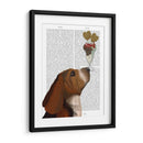 Basset Hound Helado - Fab Funky | Cuadro decorativo de Canvas Lab