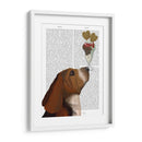Basset Hound Helado - Fab Funky | Cuadro decorativo de Canvas Lab