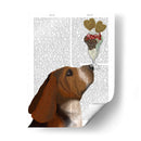 Basset Hound Helado - Fab Funky | Cuadro decorativo de Canvas Lab