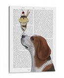 Helado De Beagle - Fab Funky | Cuadro decorativo de Canvas Lab