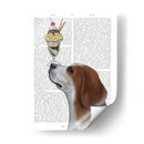 Helado De Beagle - Fab Funky | Cuadro decorativo de Canvas Lab