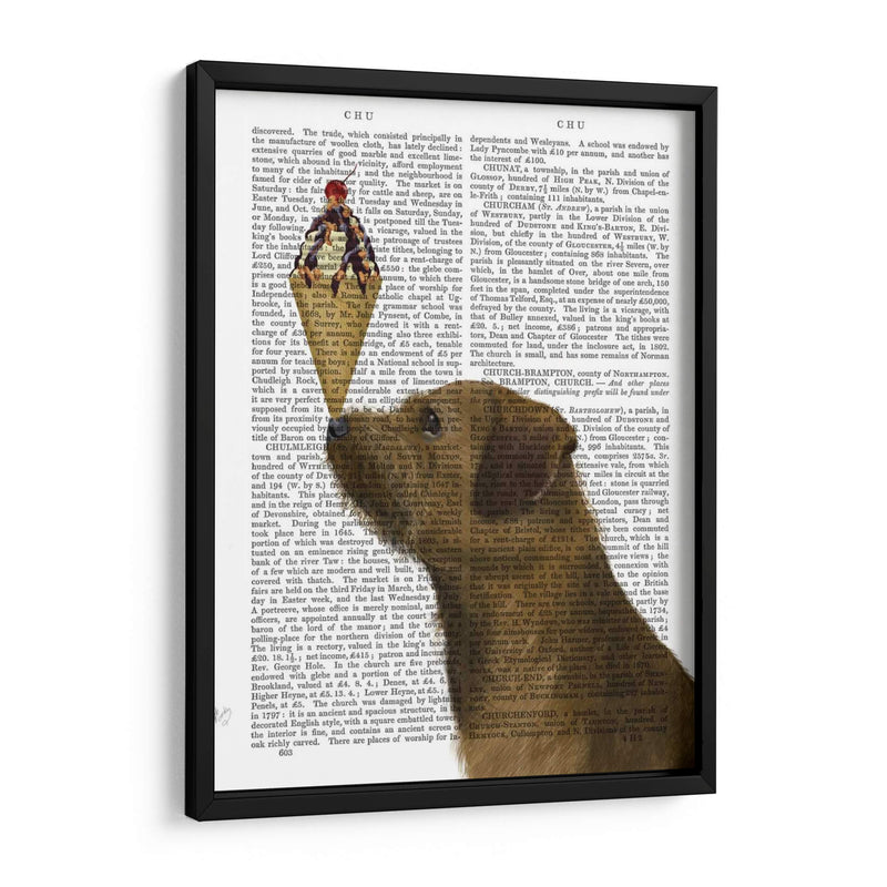 Helado De Terrier Fronterizo - Fab Funky | Cuadro decorativo de Canvas Lab