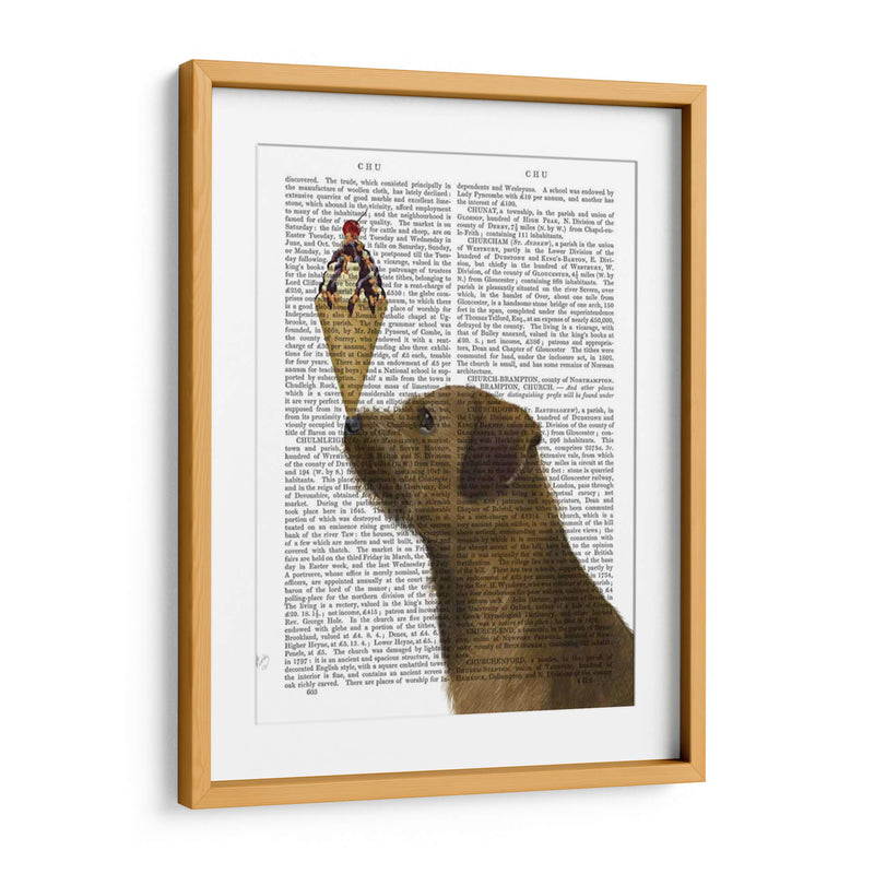 Helado De Terrier Fronterizo - Fab Funky | Cuadro decorativo de Canvas Lab