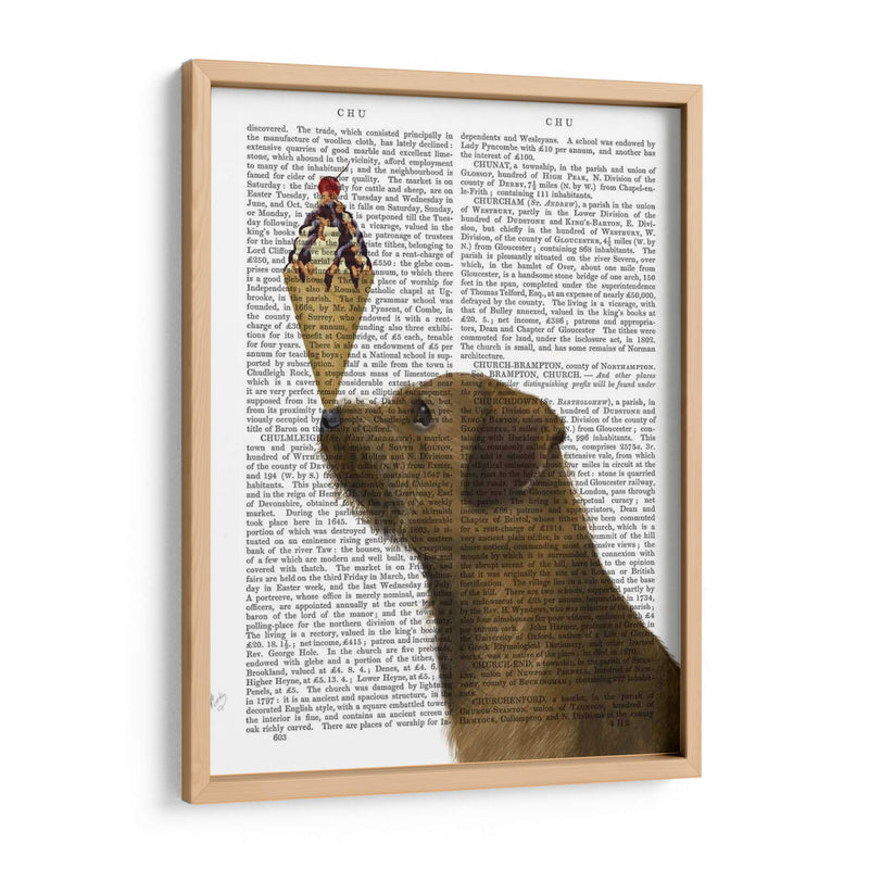 Helado De Terrier Fronterizo - Fab Funky | Cuadro decorativo de Canvas Lab