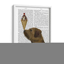 Helado De Terrier Fronterizo - Fab Funky | Cuadro decorativo de Canvas Lab