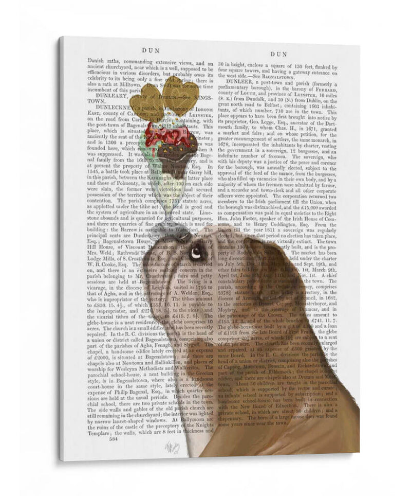 Helado De Bulldog Inglés - Fab Funky | Cuadro decorativo de Canvas Lab