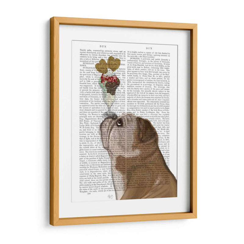 Helado De Bulldog Inglés - Fab Funky | Cuadro decorativo de Canvas Lab