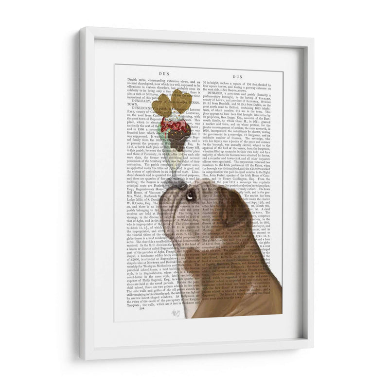 Helado De Bulldog Inglés - Fab Funky | Cuadro decorativo de Canvas Lab