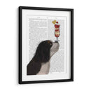 Cavalier King Charles, Blanco Negro, Helado - Fab Funky | Cuadro decorativo de Canvas Lab