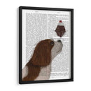 Cavalier King Charles, Blanco Marrón, Helado - Fab Funky | Cuadro decorativo de Canvas Lab