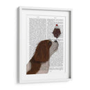 Cavalier King Charles, Blanco Marrón, Helado - Fab Funky | Cuadro decorativo de Canvas Lab