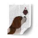 Cavalier King Charles, Blanco Marrón, Helado - Fab Funky | Cuadro decorativo de Canvas Lab