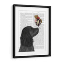 Cocker Spaniel, Negro, Helado - Fab Funky | Cuadro decorativo de Canvas Lab