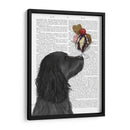 Cocker Spaniel, Negro, Helado - Fab Funky | Cuadro decorativo de Canvas Lab