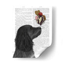 Cocker Spaniel, Negro, Helado - Fab Funky | Cuadro decorativo de Canvas Lab