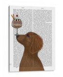 Dachshund, Oro, Helado - Fab Funky | Cuadro decorativo de Canvas Lab