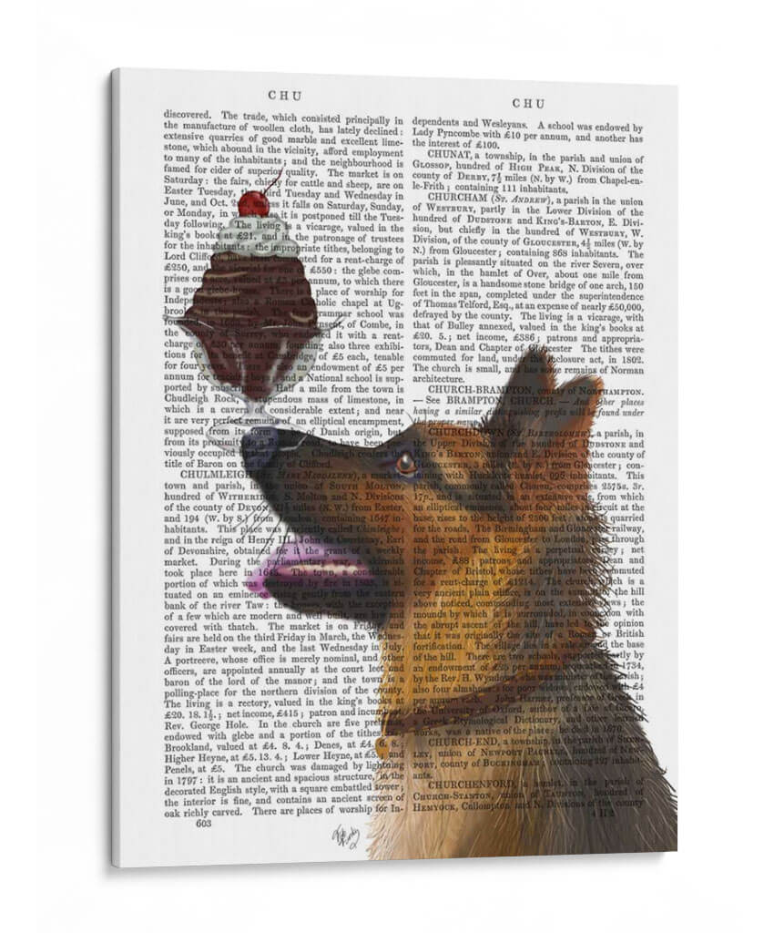 Helado De Pastor Alemán - Fab Funky | Cuadro decorativo de Canvas Lab