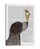 Helado De Puntero De Pelo Corto Alemán - Fab Funky | Cuadro decorativo de Canvas Lab