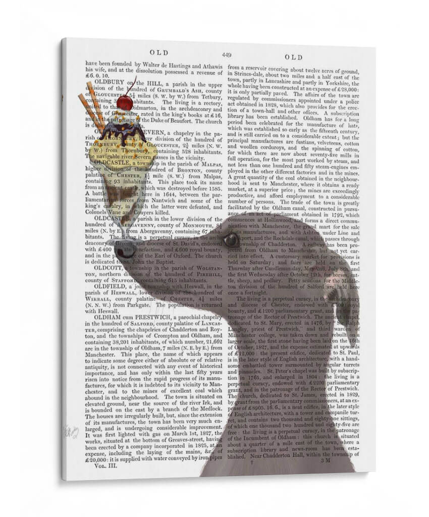 Greyhound, Gris, Helado. - Fab Funky | Cuadro decorativo de Canvas Lab