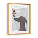 Greyhound, Gris, Helado. - Fab Funky | Cuadro decorativo de Canvas Lab