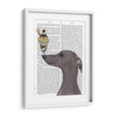 Greyhound, Gris, Helado. - Fab Funky | Cuadro decorativo de Canvas Lab