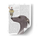 Greyhound, Gris, Helado. - Fab Funky | Cuadro decorativo de Canvas Lab