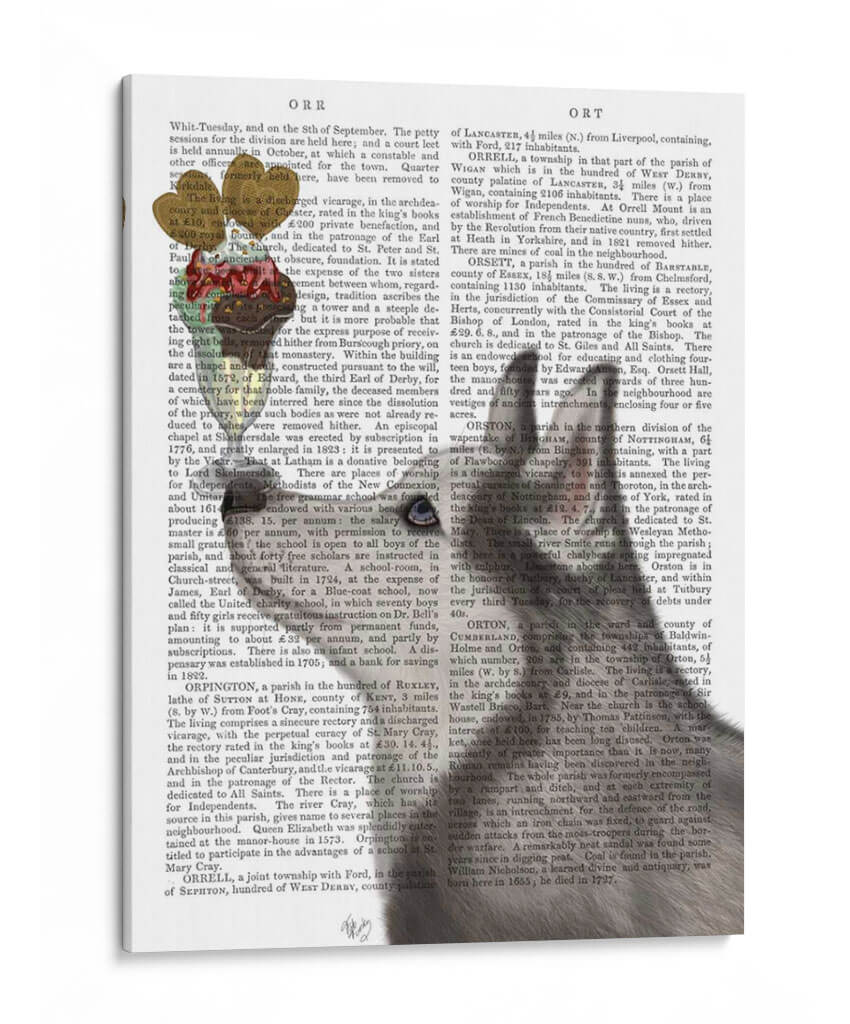 Helado Husky - Fab Funky | Cuadro decorativo de Canvas Lab