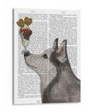 Helado Husky - Fab Funky | Cuadro decorativo de Canvas Lab