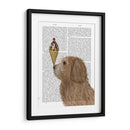 Labradoodle, Dorado, Helado - Fab Funky | Cuadro decorativo de Canvas Lab