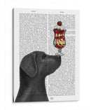 Helado De Labrador Negro - Fab Funky | Cuadro decorativo de Canvas Lab
