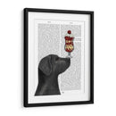 Helado De Labrador Negro - Fab Funky | Cuadro decorativo de Canvas Lab