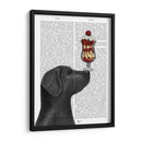 Helado De Labrador Negro - Fab Funky | Cuadro decorativo de Canvas Lab