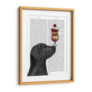 Helado De Labrador Negro - Fab Funky | Cuadro decorativo de Canvas Lab