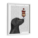Helado De Labrador Negro - Fab Funky | Cuadro decorativo de Canvas Lab
